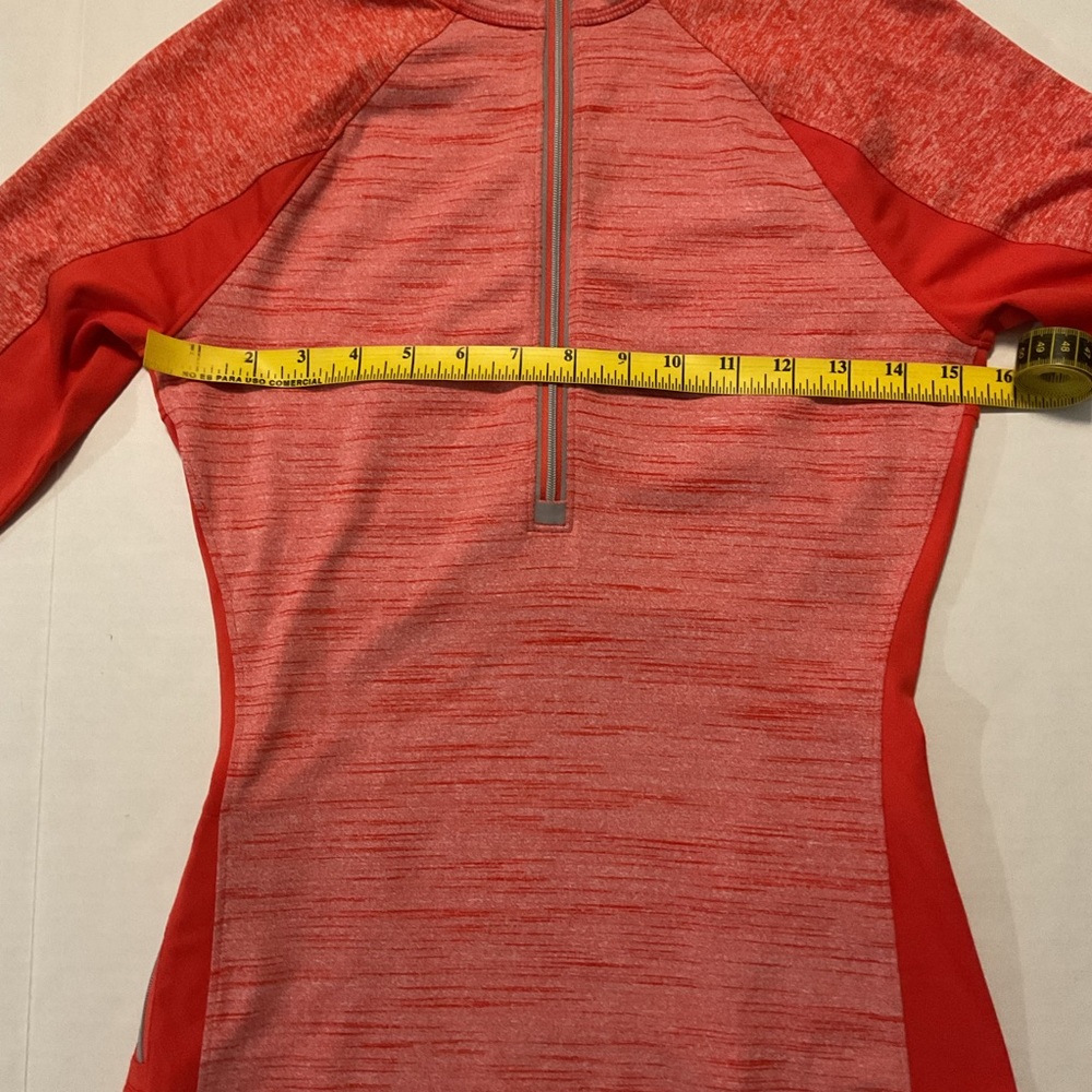 Athleta Women’s Half Zip Pullover Jacket size XS Orange - Picture 4 of 12